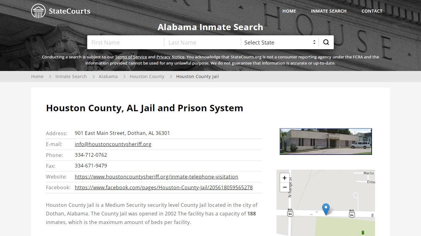 Houston County Jail Inmate Records Search, Alabama - StateCourts